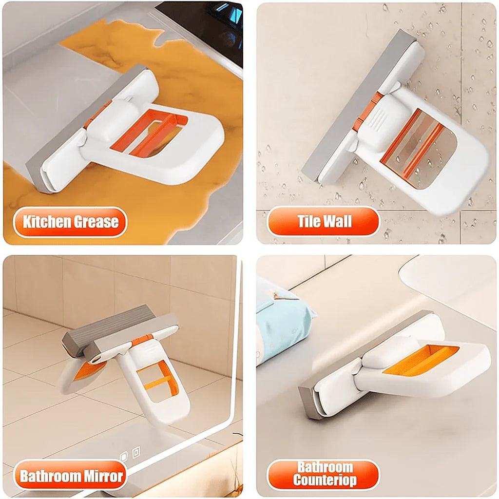 Mini Foldable Sponge Mop for Wet & Dry Cleaning