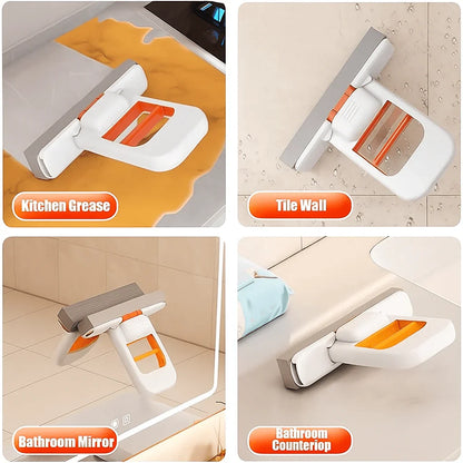 Mini Foldable Sponge Mop for Wet & Dry Cleaning